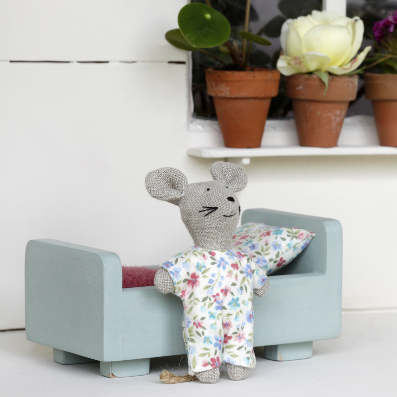 Featured image for “Abigail mouse and pastel crib”