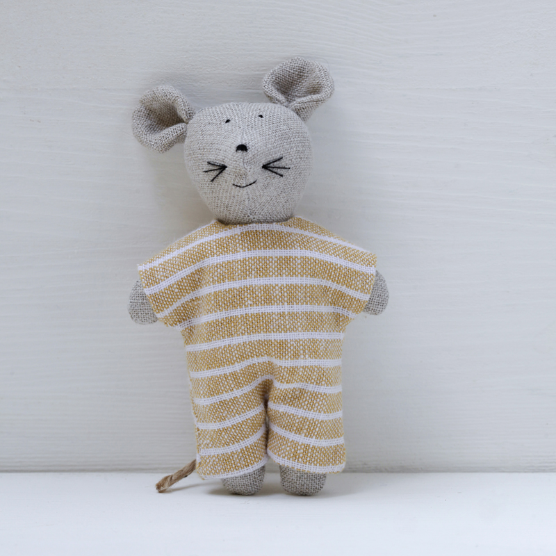 Featured image for “Janek Mouse in linen pajamas”